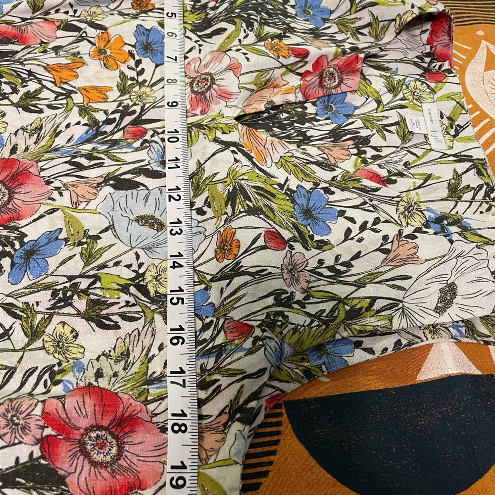 Linen JJill flower dress
